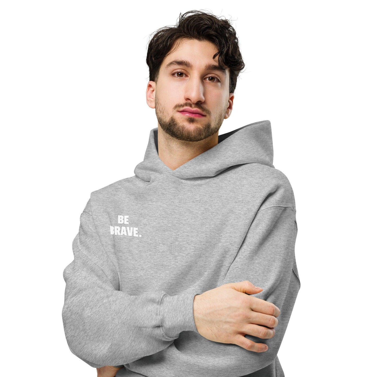 Unisex oversized hoodie - BeBrave